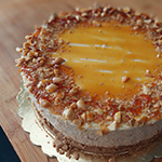 Cheesecake de Caramelo com Amendoim